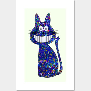 Smiling Cat Posters and Art